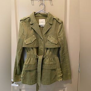 Hei Hei Army Green Jacket from Anthropologie Size Small